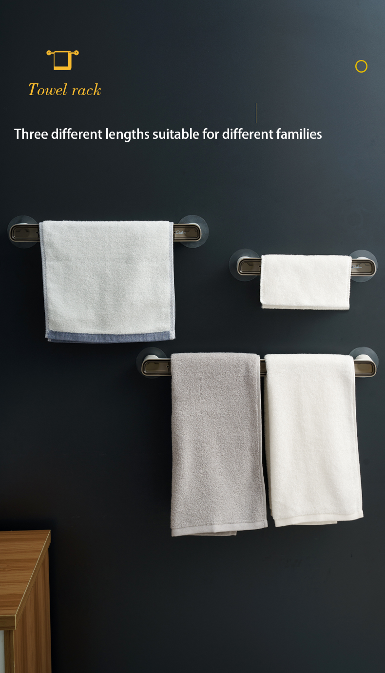 Hole Free And Fancy Installation Wall mounted Towel RacK