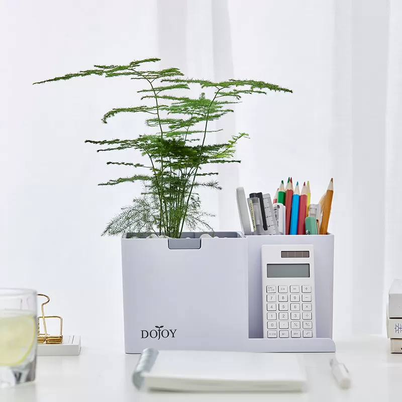 New desktop storage box phone holder table flower pot plastic