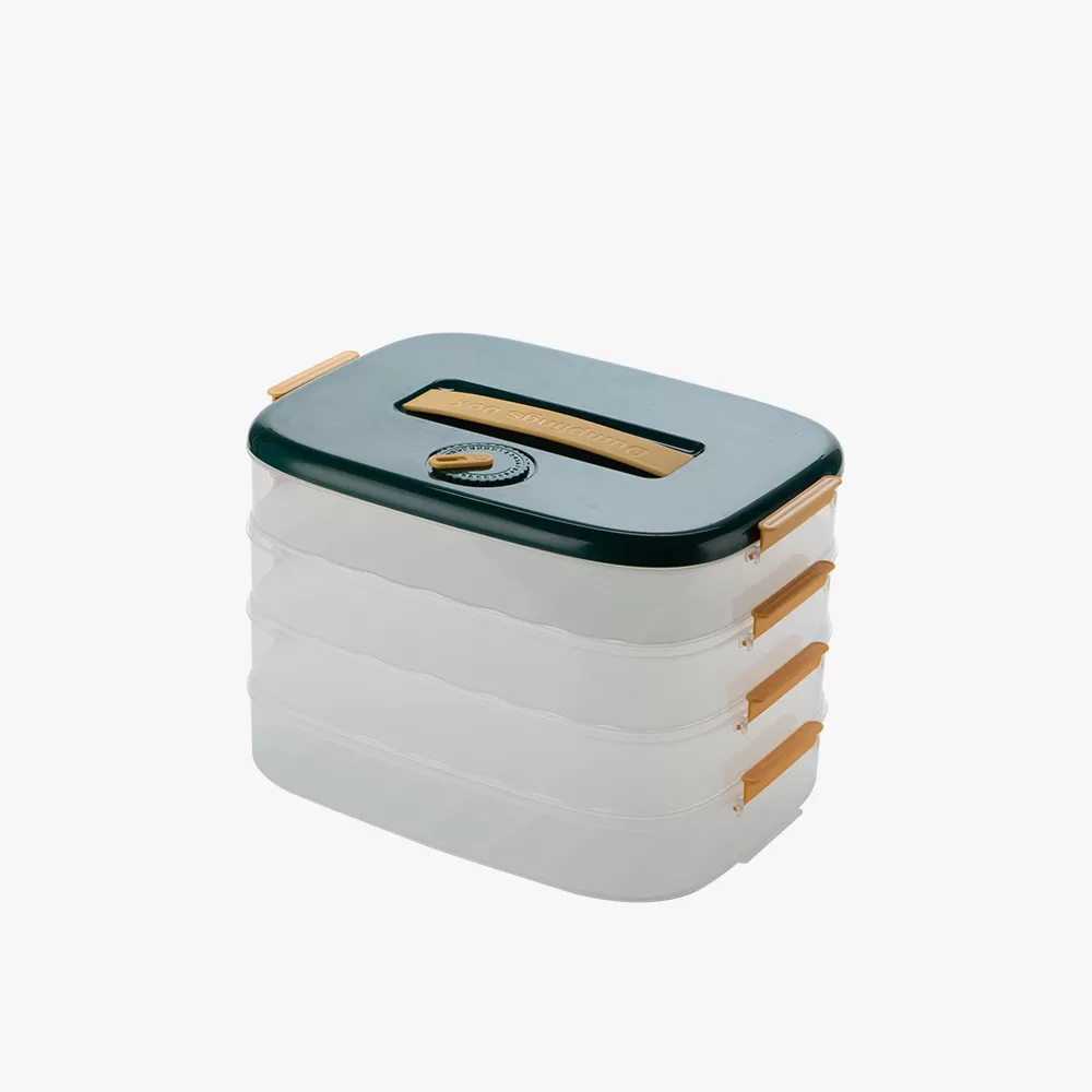 Transparent Food Storage Box Disposable Dumpling Box