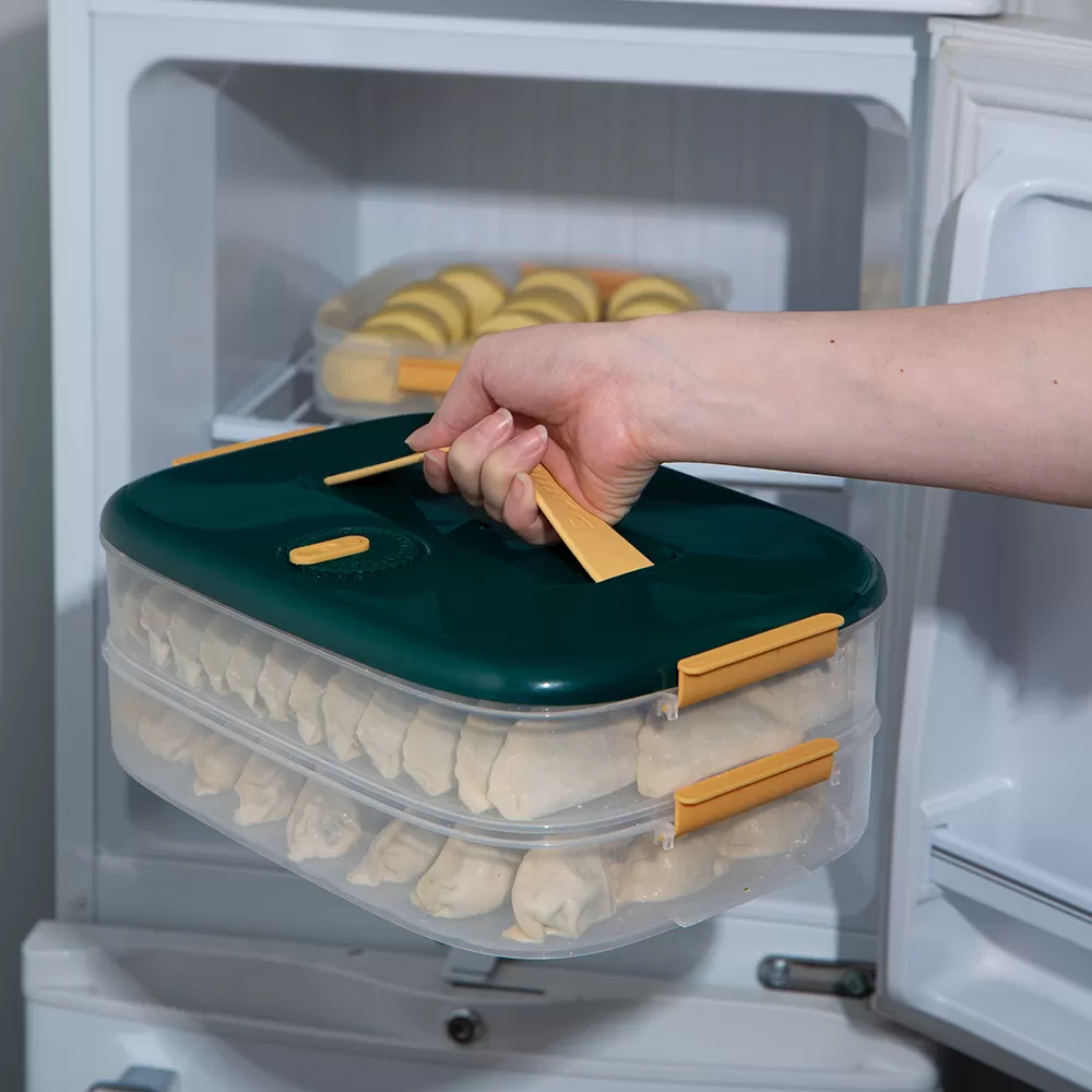 Transparent Food Storage Box Disposable Dumpling Box