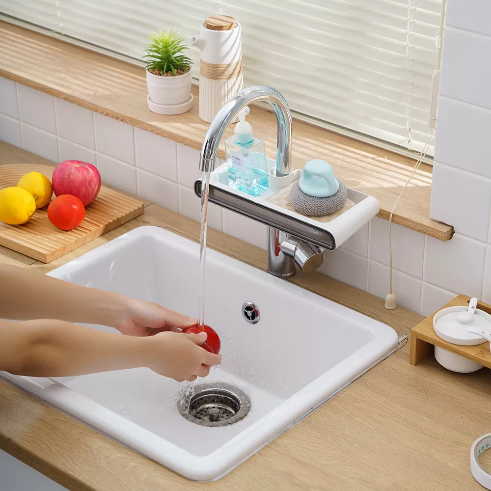 Kitchenware Display Faucet Sponge Drain Rack